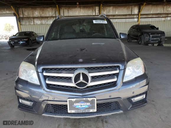 2011 Mercedes-Benz GLK-Class GLK 350 with VIN WDCGG8HB1BF533287, listed as a Copart auction lot 46532365 with 166,669 mi miles and Salvage Title. Bid and sale history available at carsss.com. Image 5.