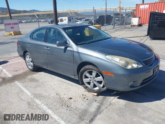 2005 Lexus ES 330 with VIN JTHBA30G055122175, listed as a IAAI auction lot 41847151 with 144,318 mi miles. Bid and sale history available at carsss.com. Image 1.
