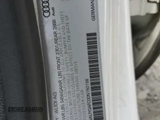 2013 Audi A7 Premium Plus с VIN WAUYGAFC0DN150198, выставлен на аукционе Copart как лот 57154595 с пробегом 144 056 миль миль и Списание • Salvage title. История ставок и продаж доступна на DreamBid. Изображение 12.