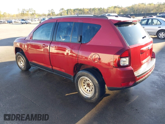2015 Jeep Compass Sport with VIN 1C4NJCBB3FD297186, listed as a IAAI auction lot 41874776 with 234,744 mi miles. Bid and sale history available at carsss.com. Image 3.