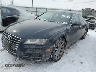 2013 Audi A7 3.0 Premium Plus with VIN WAUYGAFC5DN056043, listed as a Copart auction lot 44940535 with 30,874 mi miles and Salvage Title. Bid and sale history available at carsss.com. Image 1.