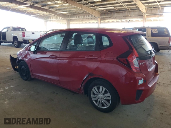 2015 Honda Fit LX with VIN 3HGGK5H56FM723672, listed as a Copart auction lot 50363725 with 94,298 mi miles and Salvage title. Bid and sale history available at DreamBid. Image 2.