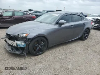 2015 Lexus IS 350 with VIN JTHBE1D26F5021652, listed as a Copart auction lot 51479435 with 76,729 mi miles and Salvage title. Bid and sale history available at DreamBid. Image 1.