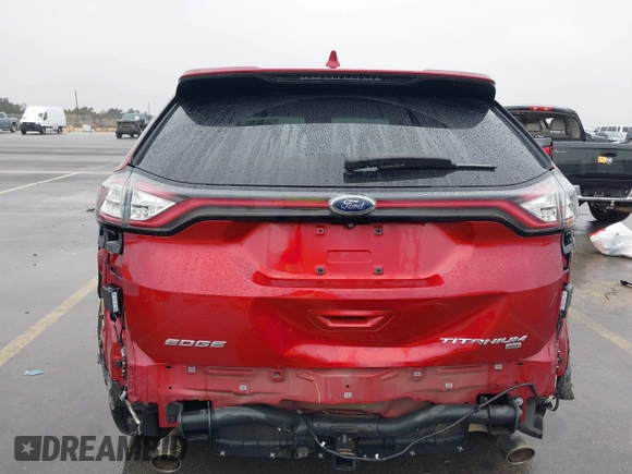 2015 Ford Edge Titanium with VIN 2FMPK4K83FBB41232, listed as a IAAI auction lot 41446222 with 97,829 mi miles. Bid and sale history available at carsss.com. Image 17.