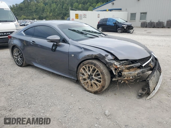 2015 Lexus RC 350 with VIN JTHHE5BC6F5005450, listed as a Copart auction lot 72409274 with 103,781 mi miles and Salvage Title. Bid and sale history available at carsss.com. Image 4.