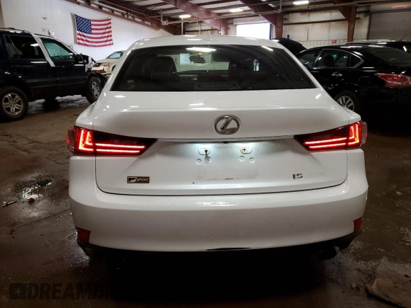 2014 Lexus IS 250 with VIN JTHBF1D2XE5042841, listed as a Copart auction lot 80732934 with 155,045 mi miles and Salvage Title. Bid and sale history available at carsss.com. Image 6.