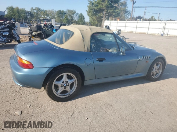 1998 BMW 3 Series 1.9L with VIN 4USCH7330WLD17155, listed as a Copart auction lot 72558844 with 187,190 mi miles and Salvage Title. Bid and sale history available at carsss.com. Image 3.