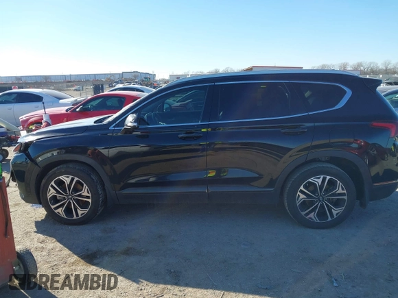 2019 Hyundai Santa Fe Ultimate with VIN 5NMS53AA1KH119486, listed as a IAAI auction lot 41386756 with 53,343 mi miles. Bid and sale history available at carsss.com. Image 14.