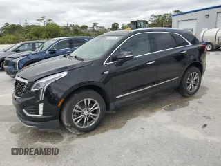 2021 Cadillac XT5 FWD Premium Luxury with VIN 1GYKNCRS0MZ173433, listed as a Copart auction lot 45818175 with Not Provided miles and Non Repairable. Bid and sale history available at carsss.com. Image 1.