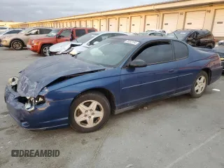 2004 Chevrolet Monte Carlo LS with VIN 2G1WW12E849393449, listed as a Copart auction lot 78383194 with 285,955 mi miles and Salvage Title. Bid and sale history available at carsss.com. Image 1.