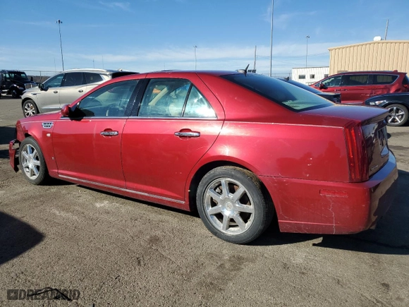 2008 Cadillac STS AWD w/1SB with VIN 1G6DD67V180159618, listed as a Copart auction lot 46974985 with 131,568 mi miles and Salvage Title. Bid and sale history available at carsss.com. Image 2.