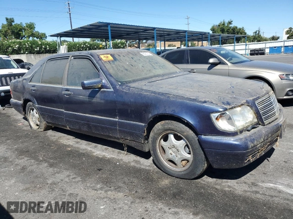 1997 Mercedes-Benz S-Class with VIN WDBGA51GXVA335738, listed as a Copart auction lot 68580254 with 0 mi miles and Clean Title. Bid and sale history available at carsss.com. Image 4.