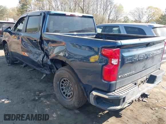 2021 Chevrolet Silverado 1500 LT with VIN 3GCUYDET7MG225635, listed as a IAAI auction lot 41907665 with 84,998 mi miles. Bid and sale history available at carsss.com. Image 3.