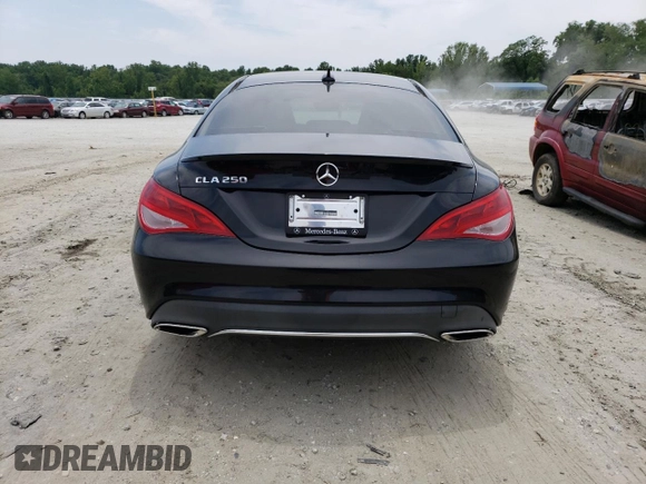 2018 Mercedes-Benz CLA 250 with VIN WDDSJ4EB8JN551889, listed as a Copart auction lot 58303543 with 93,078 mi miles and . Bid and sale history available at DreamBid. Image 6.