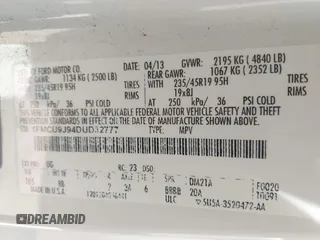 2013 Ford Escape Titanium with VIN 1FMCU9J94DUD32777, listed as a IAAI auction lot 42683798 with 197,857 mi miles and . Bid and sale history available at DreamBid. Image 9.