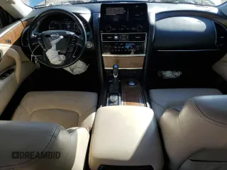 2021 Nissan Armada SL with VIN JN8AY2BC4M9147119, listed as a Copart auction lot 80662864 with 81,620 mi miles and Salvage Title. Bid and sale history available at carsss.com. Image 8.