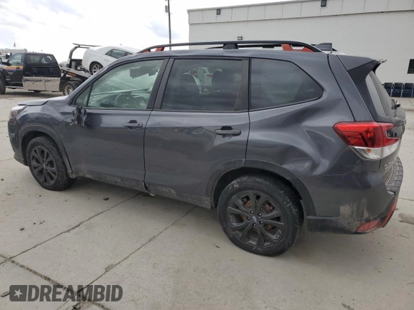2022 Subaru Forester Sport with VIN JF2SKAJC1NH493425, listed as a Copart auction lot 43802145 with 112,905 mi miles and Salvage Title. Bid and sale history available at carsss.com. Image 2.