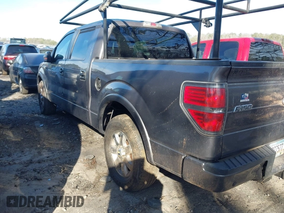 2010 Ford F-150 XL with VIN 1FTFW1CV3AKE57865, listed as a IAAI auction lot 41702427 with 223,020 mi miles. Bid and sale history available at carsss.com. Image 3.