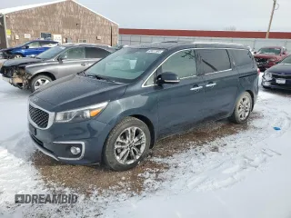 2015 Kia Sedona SX-L with VIN KNDME5C15F6056820, listed as a Copart auction lot 83827564 with 247,171 mi miles and Clean Title. Bid and sale history available at carsss.com. Image 1.