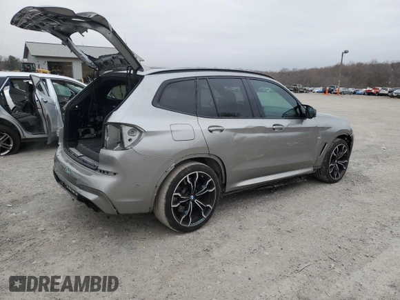 2021 BMW X3 M z VIN 5YMTS0C07M9F36829, wystawiony jako Copart lot #48347655 z przebiegiem 42 698 mil mil oraz Szkoda całkowita • Salvage title. Historia ofert i sprzedaży dostępna na DreamBid. Obrazek 3.
