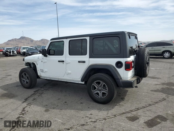 2019 Jeep Wrangler Unlimited Sport S z VIN 1C4HJXDN4KW524430, wystawiony jako Copart lot #52003945 z przebiegiem 68 381 mil mil oraz Szkoda całkowita • Salvage title. Historia ofert i sprzedaży dostępna na DreamBid. Obrazek 2.