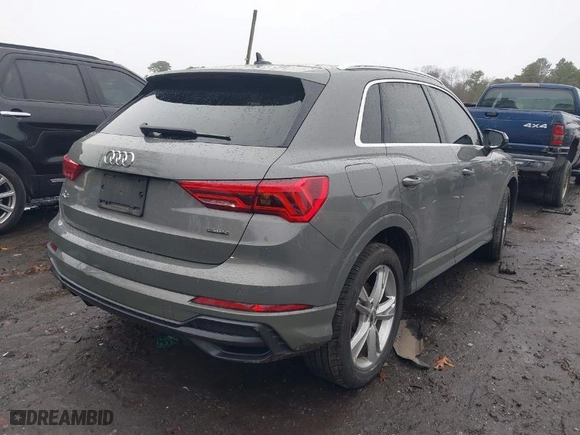 2020 Audi Q3 S line Premium with VIN WA1DECF36L1094769, listed as a IAAI auction lot 41191285 with 30,769 mi miles. Bid and sale history available at carsss.com. Image 4.