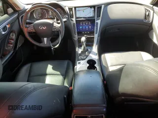 2017 Infiniti Q50 2.0t Premium with VIN JN1CV7AR7HM682645, listed as a Copart auction lot 49962645 with 85,715 mi miles and Salvage Title. Bid and sale history available at carsss.com. Image 8.