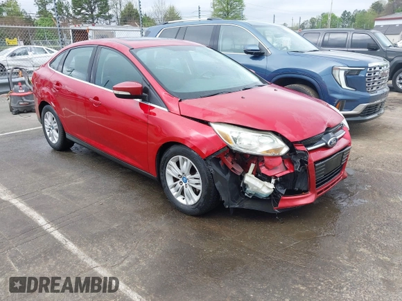 2012 Ford Focus SEL with VIN 1FAHP3H27CL338414, listed as a IAAI auction lot 41925915 with 128,123 mi miles. Bid and sale history available at carsss.com. Image 1.