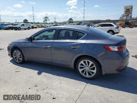 2017 Acura ILX w/Premium Pkg with VIN 19UDE2F72HA015335, listed as a Copart auction lot 54793755 with 63,474 mi miles and Salvage Title. Bid and sale history available at carsss.com. Image 2.
