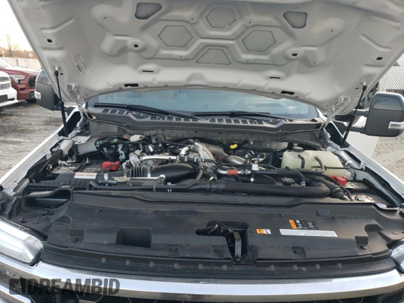 2024 Ford F-350 XL with VIN 1FT8W3DM8REC02732, listed as a Copart auction lot 80866094 with 16,411 mi miles and Salvage Title. Bid and sale history available at DreamBid. Image 11.