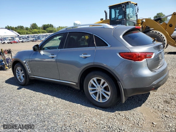 2017 Infiniti QX70 with VIN JN8CS1MW9HM416391, listed as a Copart auction lot 69823174 with 35,846 mi miles and Salvage Title. Bid and sale history available at carsss.com. Image 2.
