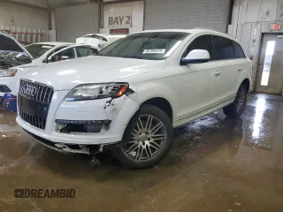 2014 Audi Q7 Premium Plus with VIN WA1LMAFE0ED018566, listed as a Copart auction lot 50705575 with 169,621 mi miles and Salvage title. Bid and sale history available at DreamBid. Image 1.