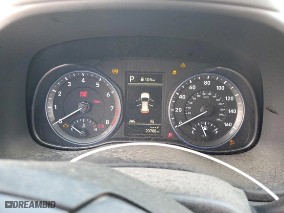 2022 Hyundai Kona SE with VIN KM8K22ABXNU796685, listed as a Copart auction lot 51304955 with 20,708 mi miles and Clean Title. Bid and sale history available at carsss.com. Image 9.