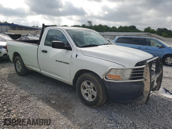 2012 Ram 1500 ST with VIN 3C6JD6DK0CG128253, listed as a Copart auction lot 57774485 with 210,804 mi miles and Clean title. Bid and sale history available at DreamBid. Image 4.