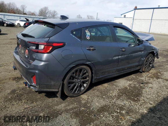 2024 Subaru Impreza RS with VIN JF1GUHJC3R8308648, listed as a Copart auction lot 49891355 with 18,371 mi miles and Salvage Title. Bid and sale history available at carsss.com. Image 3.
