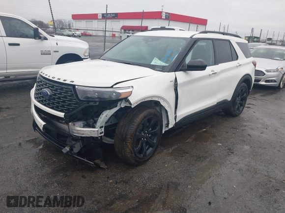 2024 Ford Explorer ST-Line with VIN 1FMSK7KH2RGA72381, listed as a IAAI auction lot 41409696 with 1,510 mi miles. Bid and sale history available at carsss.com. Image 19.