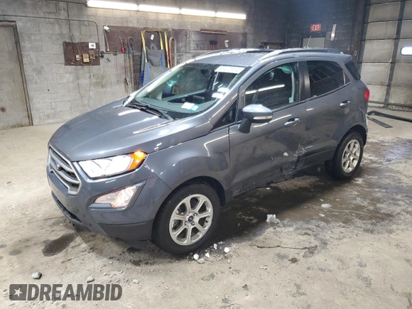 2020 Ford EcoSport SE z VIN MAJ3S2GE3LC352194, wystawiony jako Copart lot #83472914 z przebiegiem 27 283 mil mil oraz Nie do naprawy. Historia ofert i sprzedaży dostępna na DreamBid. Obrazek 1.