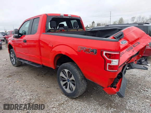 2020 Ford F-150 XL with VIN 1FTFX1E55LFC65210, listed as a IAAI auction lot 41907879 with 50,355 mi miles. Bid and sale history available at carsss.com. Image 3.