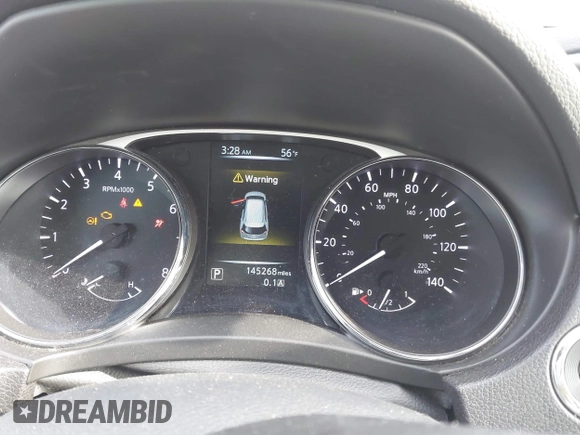 2016 Nissan Rogue SV with VIN 5N1AT2MV7GC801364, listed as a IAAI auction lot 41111105 with 145,268 mi miles and . Bid and sale history available at carsss.com. Image 7.