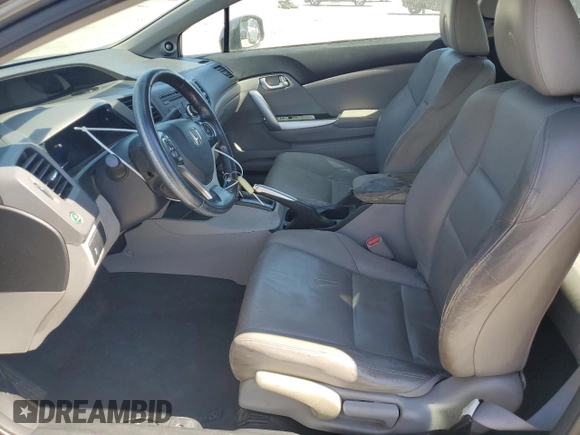 2012 Honda Civic Cpe EX-L with VIN 2HGFG3B15CH518961, listed as a Copart auction lot 47932635 with Not Provided miles and Salvage Title. Bid and sale history available at carsss.com. Image 7.