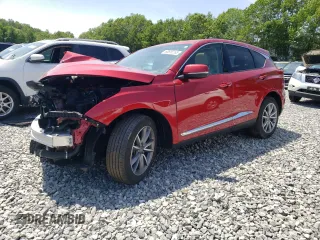 2021 Acura RDX Technology z VIN 5J8TC2H57ML014600, wystawiony jako Copart lot #60658165 z przebiegiem Nie podano mil oraz Szkoda całkowita • Salvage title. Historia ofert i sprzedaży dostępna na DreamBid. Obrazek 1.