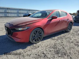 2021 Mazda Mazda3 Hatchback Preferred with VIN JM1BPBLL5M1404000, listed as a Copart auction lot 77825754 with 23,828 mi miles and Salvage Title. Bid and sale history available at carsss.com. Image 1.