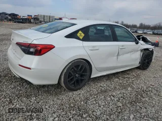 2022 Honda Civic Sedan Sport with VIN 2HGFE2F59NH591427, listed as a Copart auction lot 50937185 with 66,567 mi miles and Salvage Title. Bid and sale history available at carsss.com. Image 3.