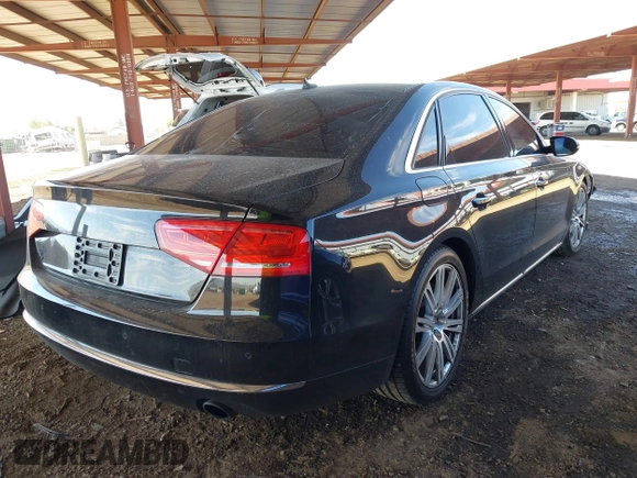 2011 Audi A8 with VIN WAURVAFD1BN027915, listed as a IAAI auction lot 41635275 with 95,143 mi miles and . Bid and sale history available at DreamBid. Image 4.