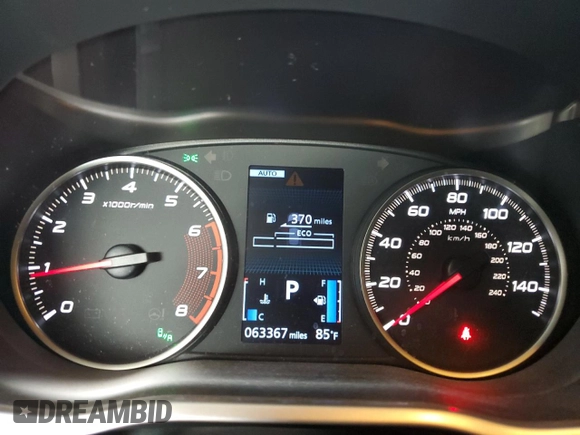 2020 Mitsubishi Eclipse Cross SE with VIN JA4AT5AA1LZ014497, listed as a Copart auction lot 57313565 with 63,367 mi miles and Salvage title. Bid and sale history available at DreamBid. Image 9.