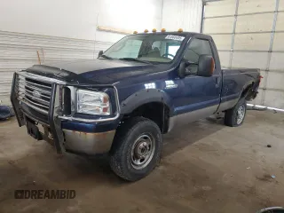 2005 Ford F-250 XL with VIN 1FTNF21515EA77822, listed as a Copart auction lot 61060495 with 144,024 mi miles and Salvage title. Bid and sale history available at DreamBid. Image 1.