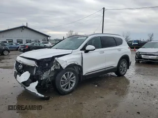2020 Hyundai Santa Fe Limited with VIN 5NMS5CAD5LH214693, listed as a Copart auction lot 47571215 with 93,643 mi miles and Salvage Title. Bid and sale history available at carsss.com. Image 1.