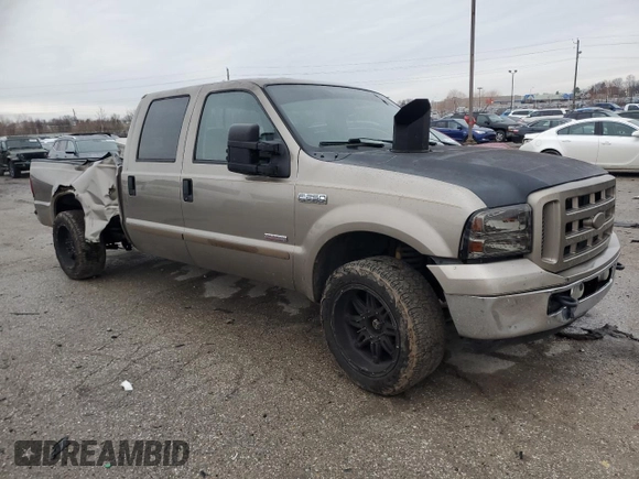 2005 Ford F-250 XL with VIN 1FTSW20P95EA78125, listed as a Copart auction lot 84438514 with Not Provided miles and Clean Title. Bid and sale history available at DreamBid. Image 4.