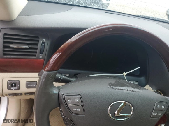 2011 Lexus LS 460 with VIN JTHCL5EF6B5010552, listed as a Copart auction lot 74747814 with 0 mi miles and Salvage Title. Bid and sale history available at carsss.com. Image 9.