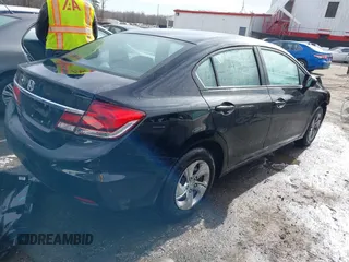 2014 Honda Civic Sedan LX with VIN 2HGFB2F55EH540032, listed as a IAAI auction lot 41458693 with 167,549 mi miles. Bid and sale history available at carsss.com. Image 4.
